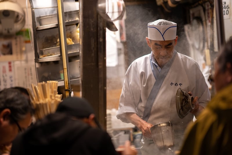 Modern Chef Cooking